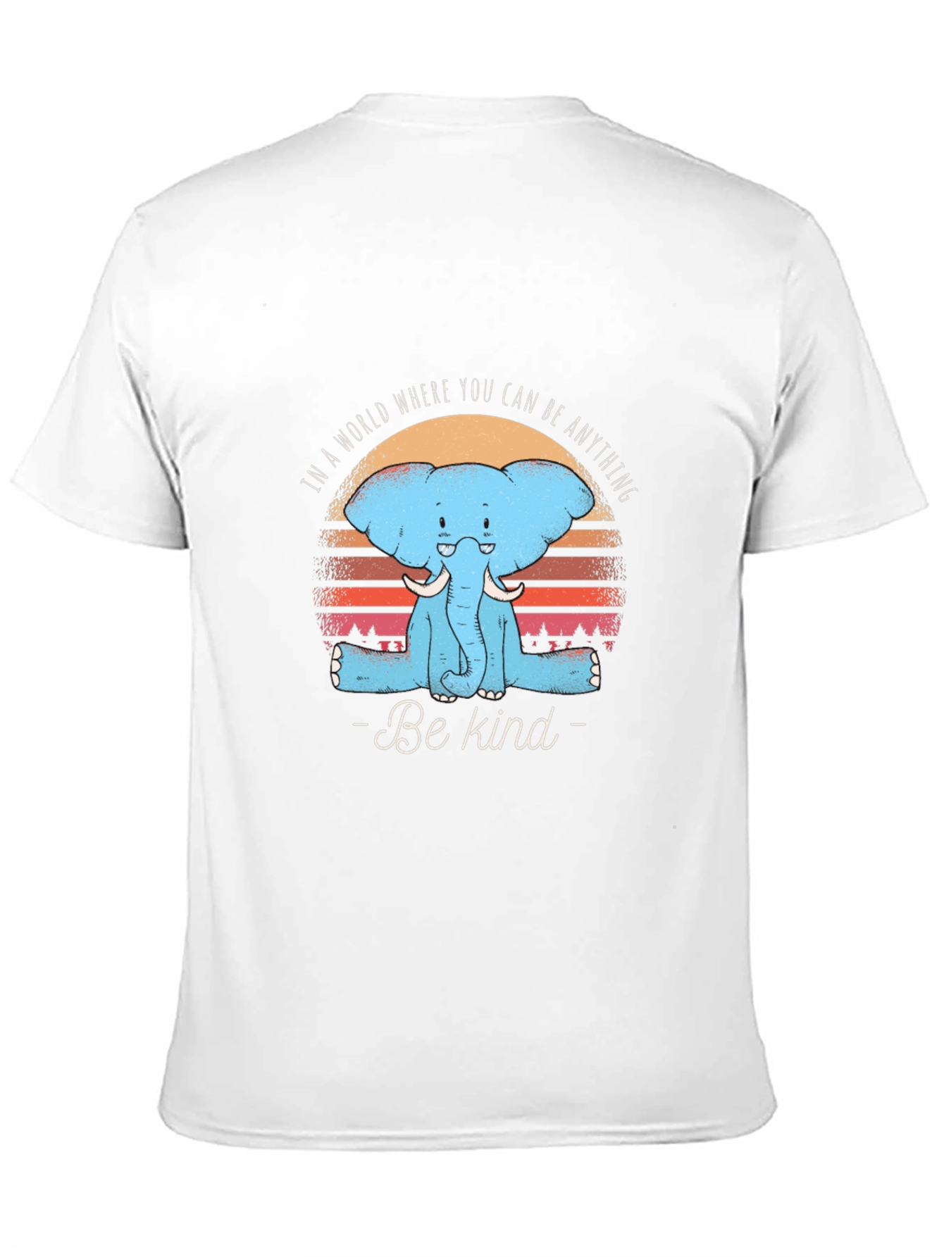 Be Kind Elephant Graphic Tee - Unisex Cotton T-Shirt