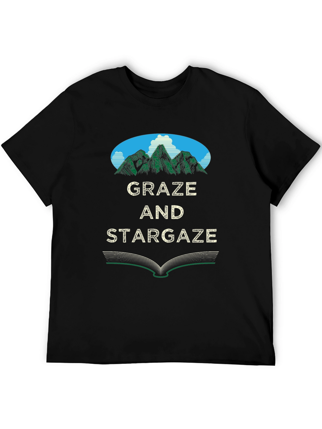 Graze and Stargaze Graphic Tee - Nature Inspired Design