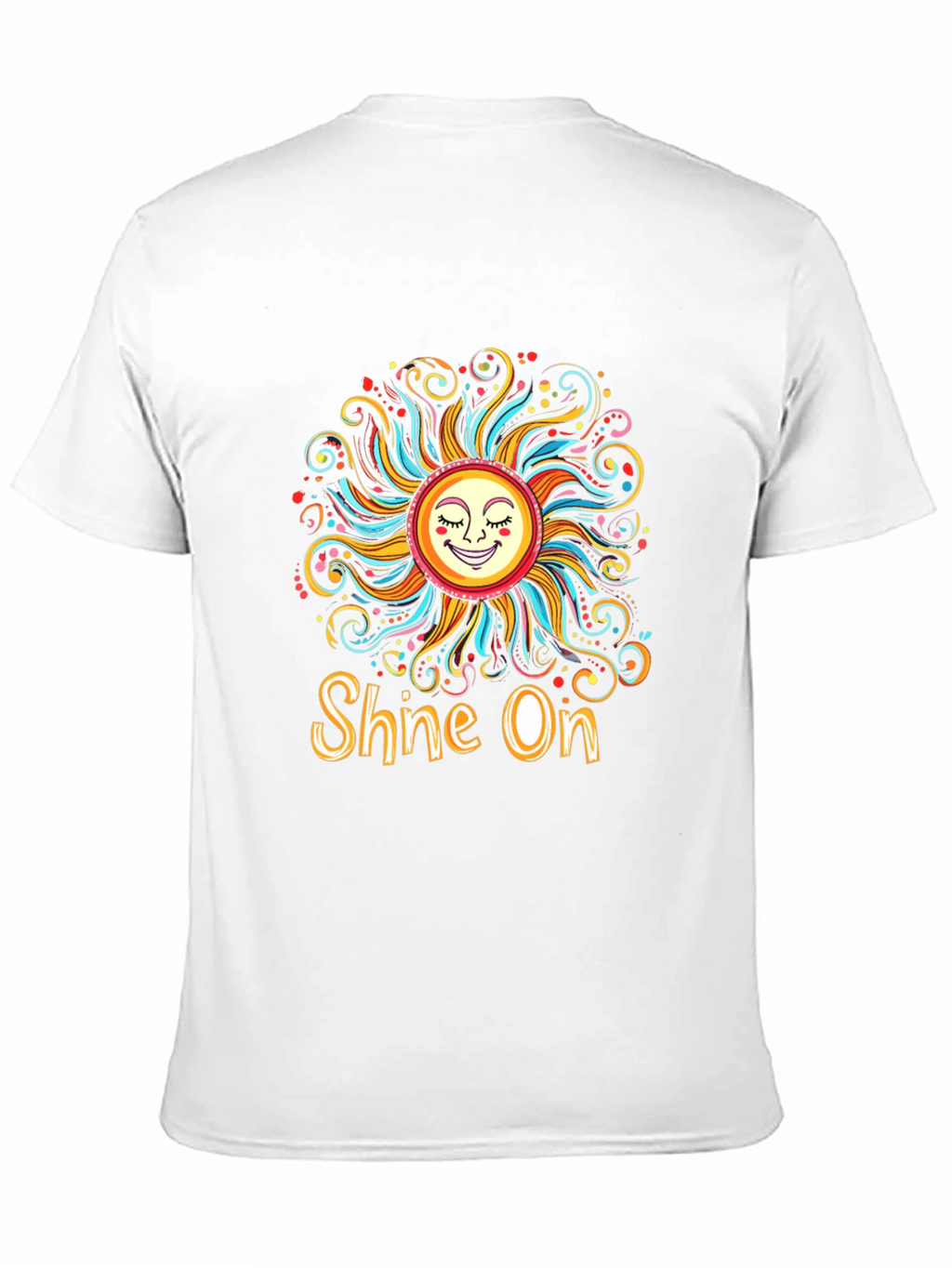 Shine On Graphic Tee - Funky Sun Design