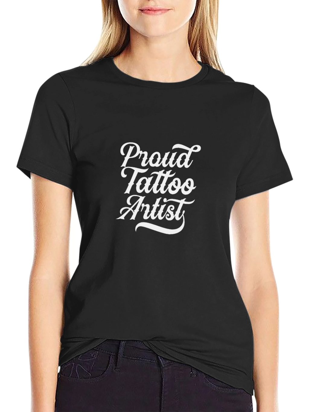 Proud Tattoo Artist Black T-Shirt