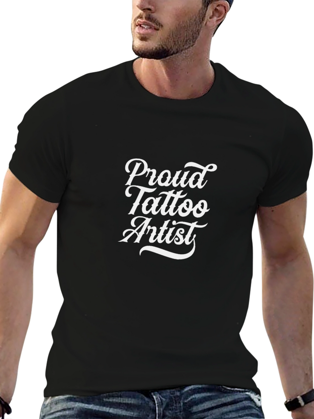 Proud Tattoo Artist Black T-Shirt