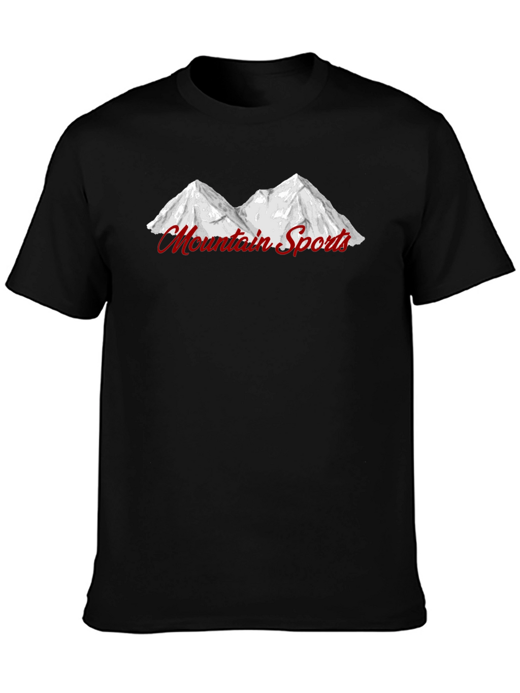 Mountain Sports Graphic T-Shirt - Black