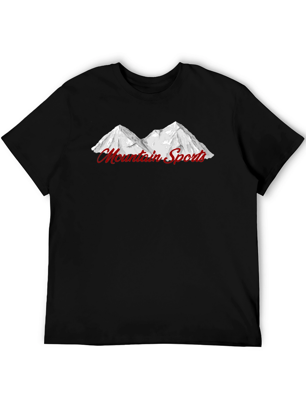 Mountain Sports Graphic T-Shirt - Black