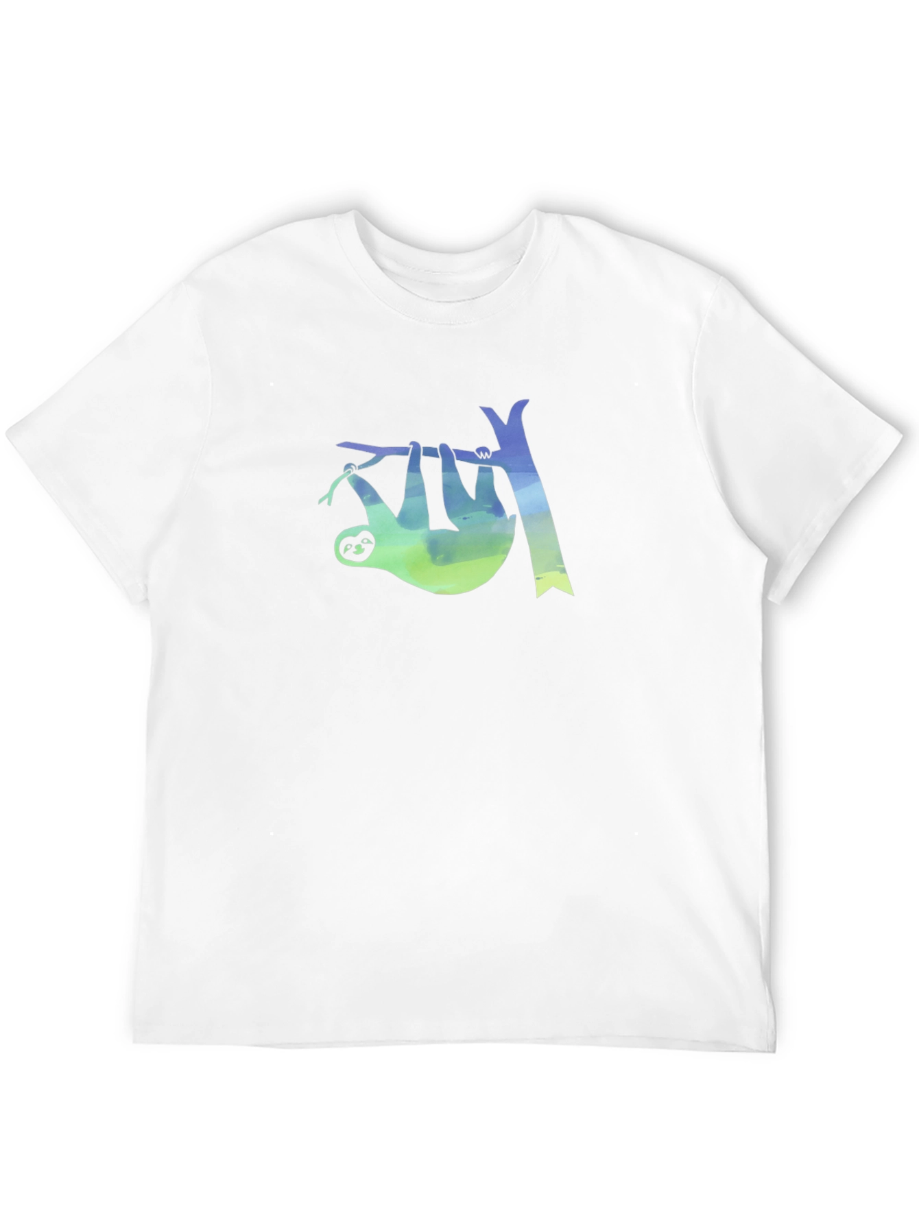Sloth Tree Graphic Tee - Mens Black T-Shirt