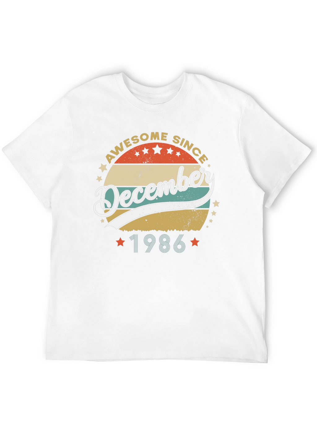 Awesome Since December 1986 Black T-Shirt