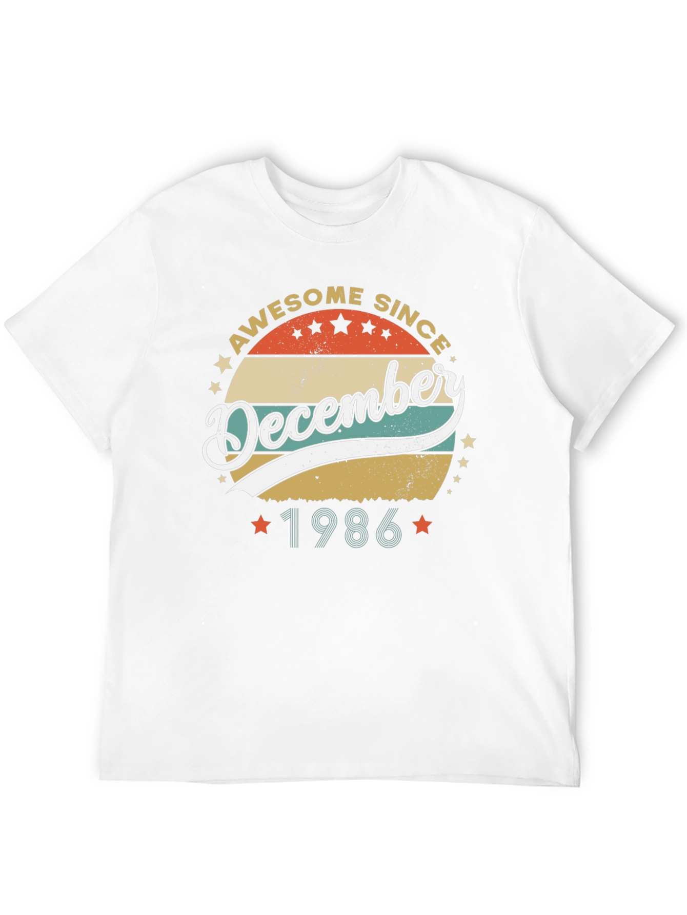 Awesome Since December 1986 Black T-Shirt