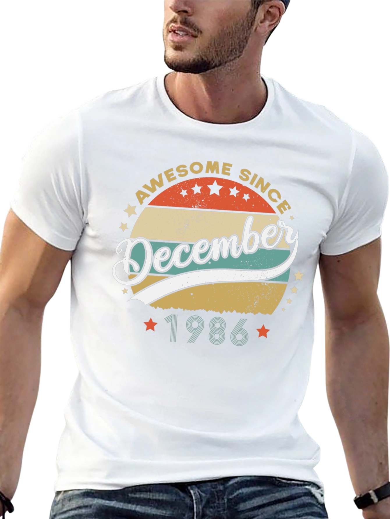 Awesome Since December 1986 Black T-Shirt