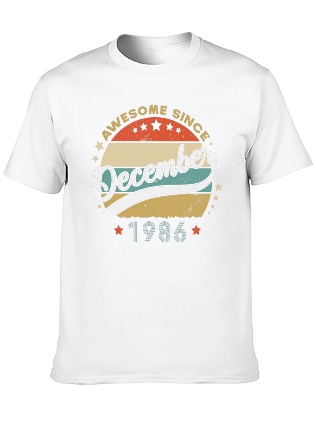 Awesome Since December 1986 Black T-Shirt
