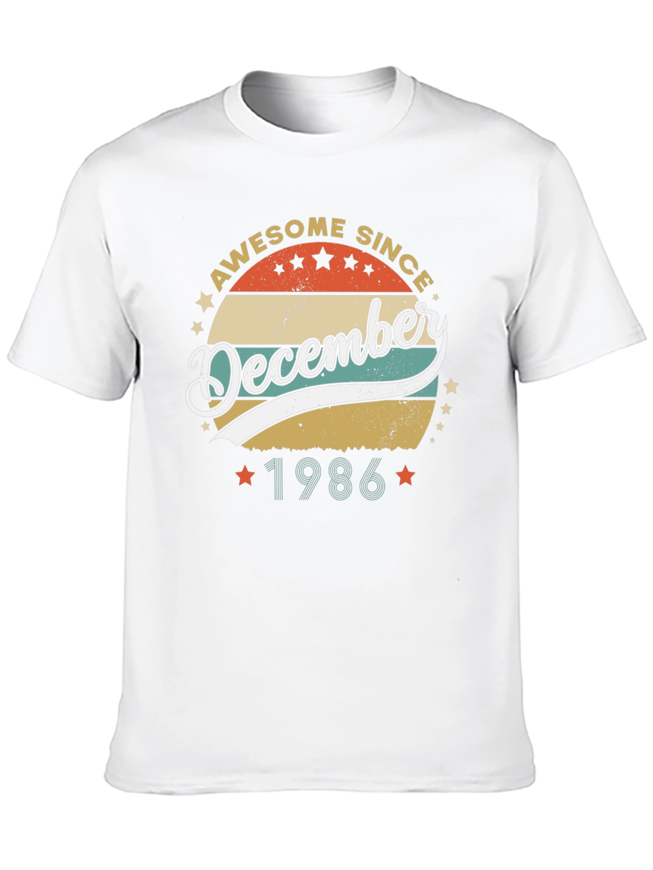 Awesome Since December 1986 Black T-Shirt