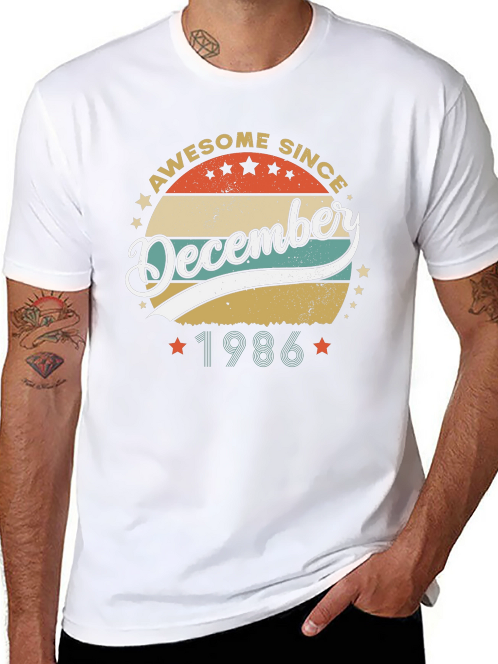 Awesome Since December 1986 Black T-Shirt