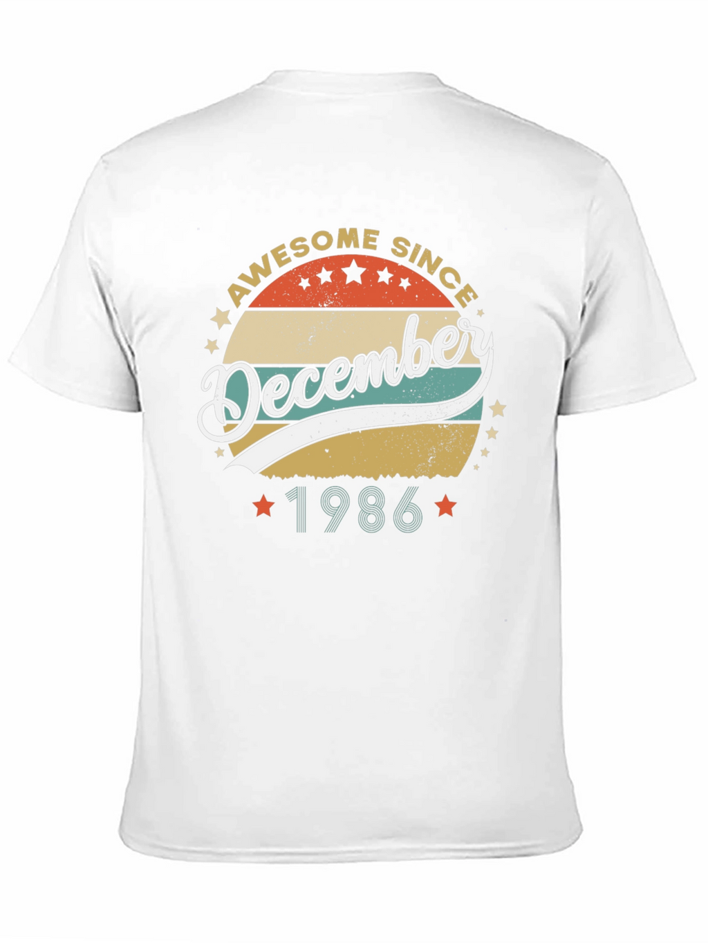 Awesome Since December 1986 Black T-Shirt