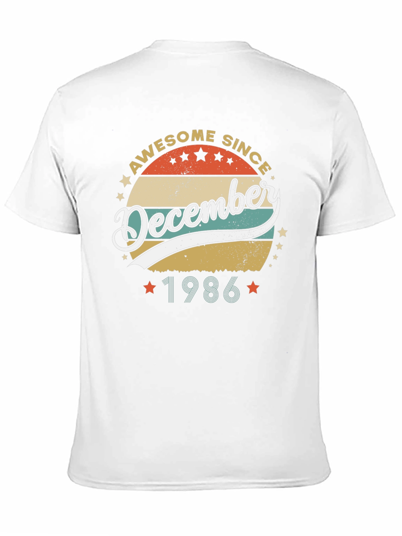 Awesome Since December 1986 Black T-Shirt