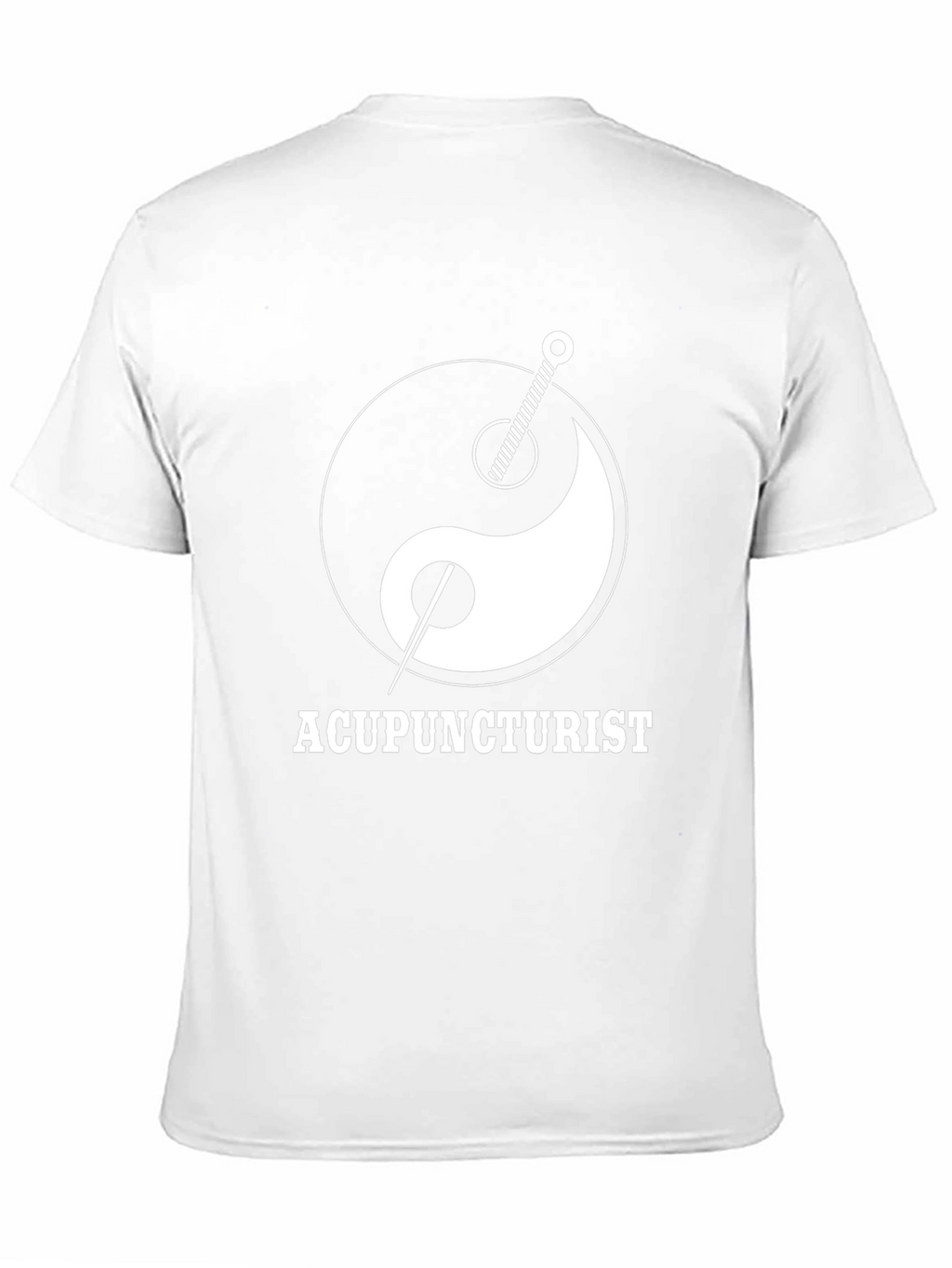 Acupuncturist Yin Yang T-Shirt - Black