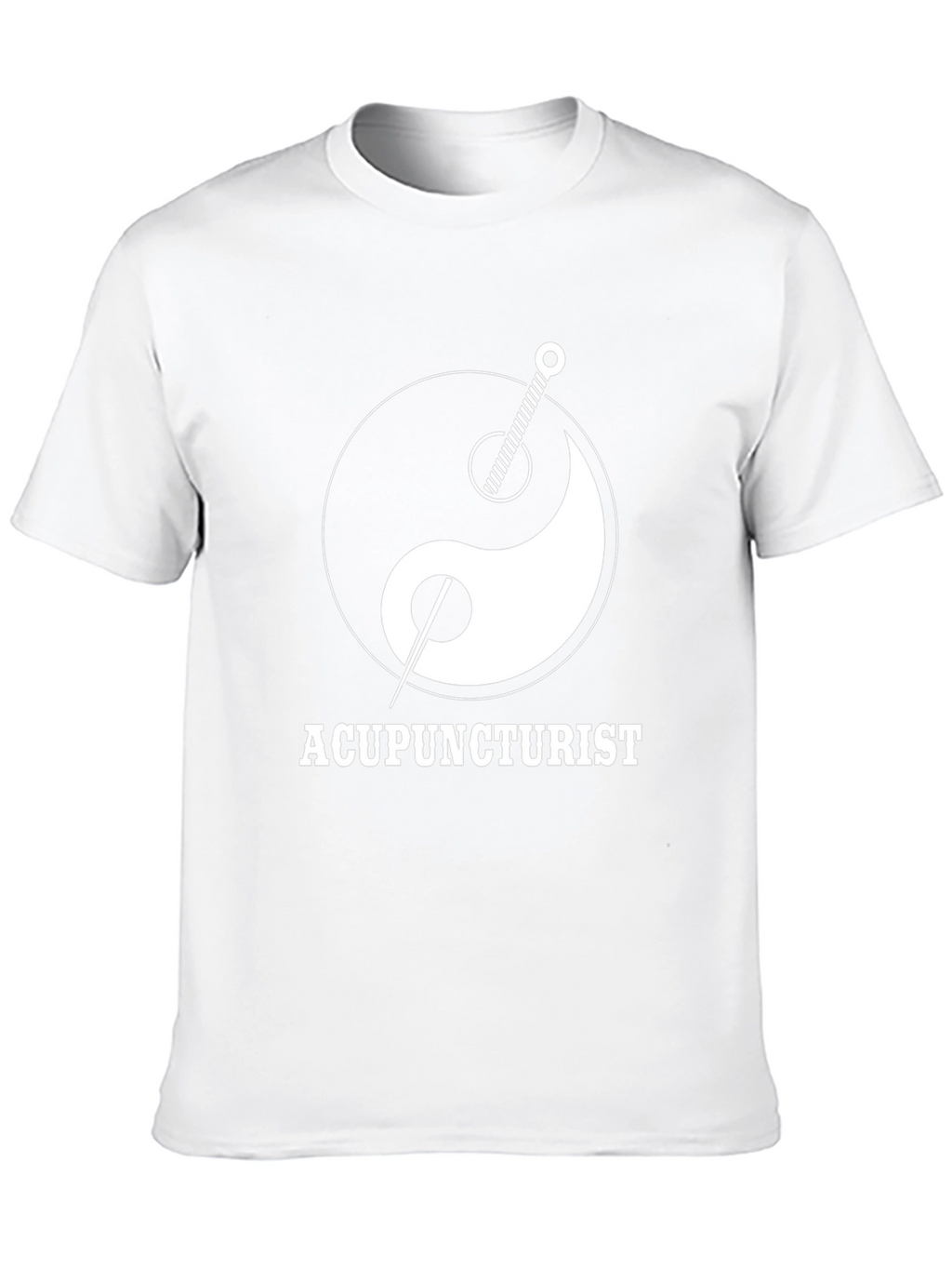 Acupuncturist Yin Yang T-Shirt - Black