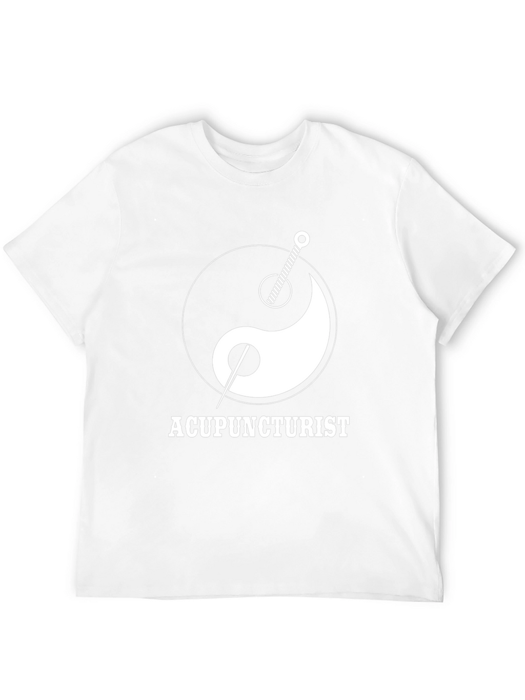 Acupuncturist Yin Yang T-Shirt - Black