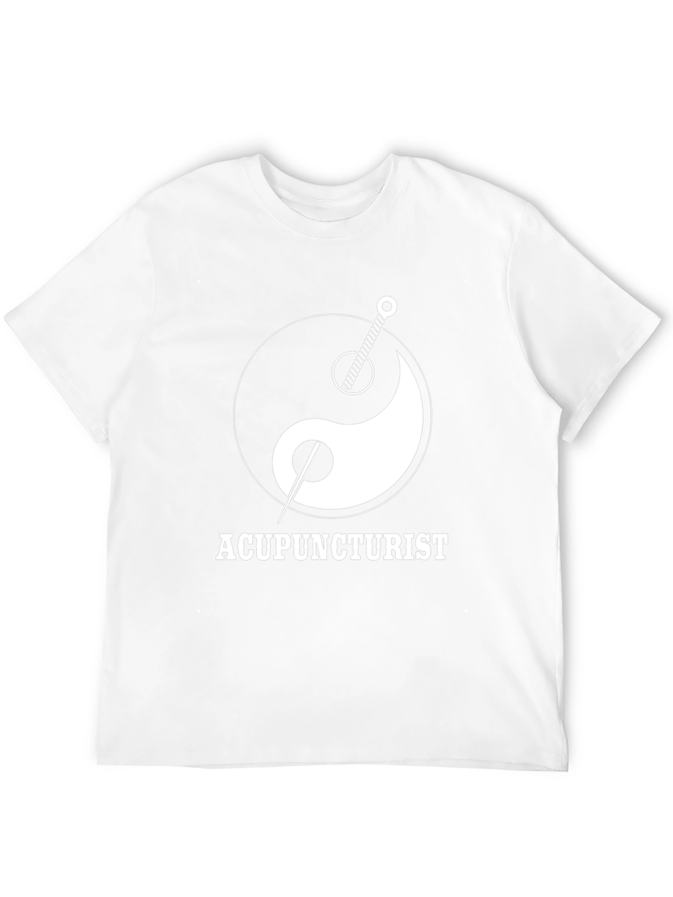 Acupuncturist Yin Yang T-Shirt - Black