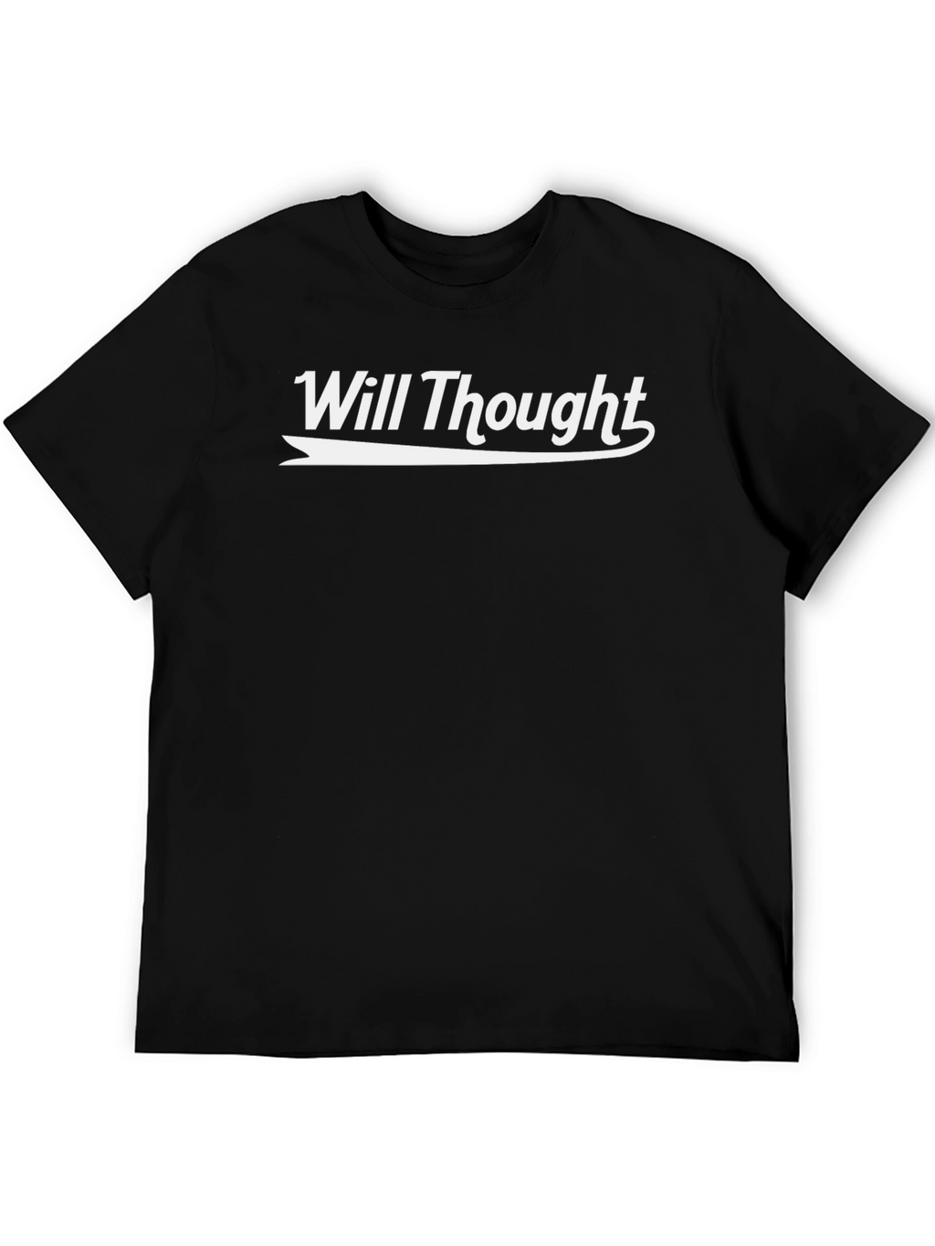 Will Thought Graphic T-Shirt - Classic Black Tee