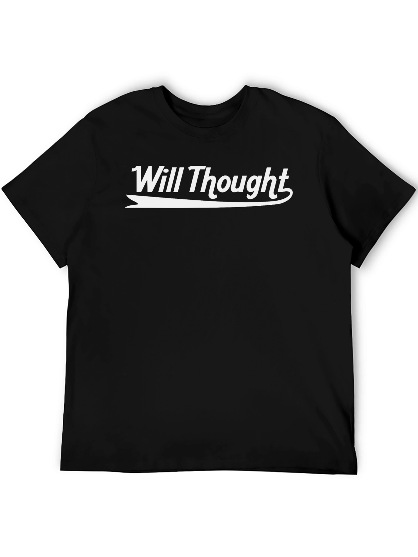 Will Thought Graphic T-Shirt - Classic Black Tee