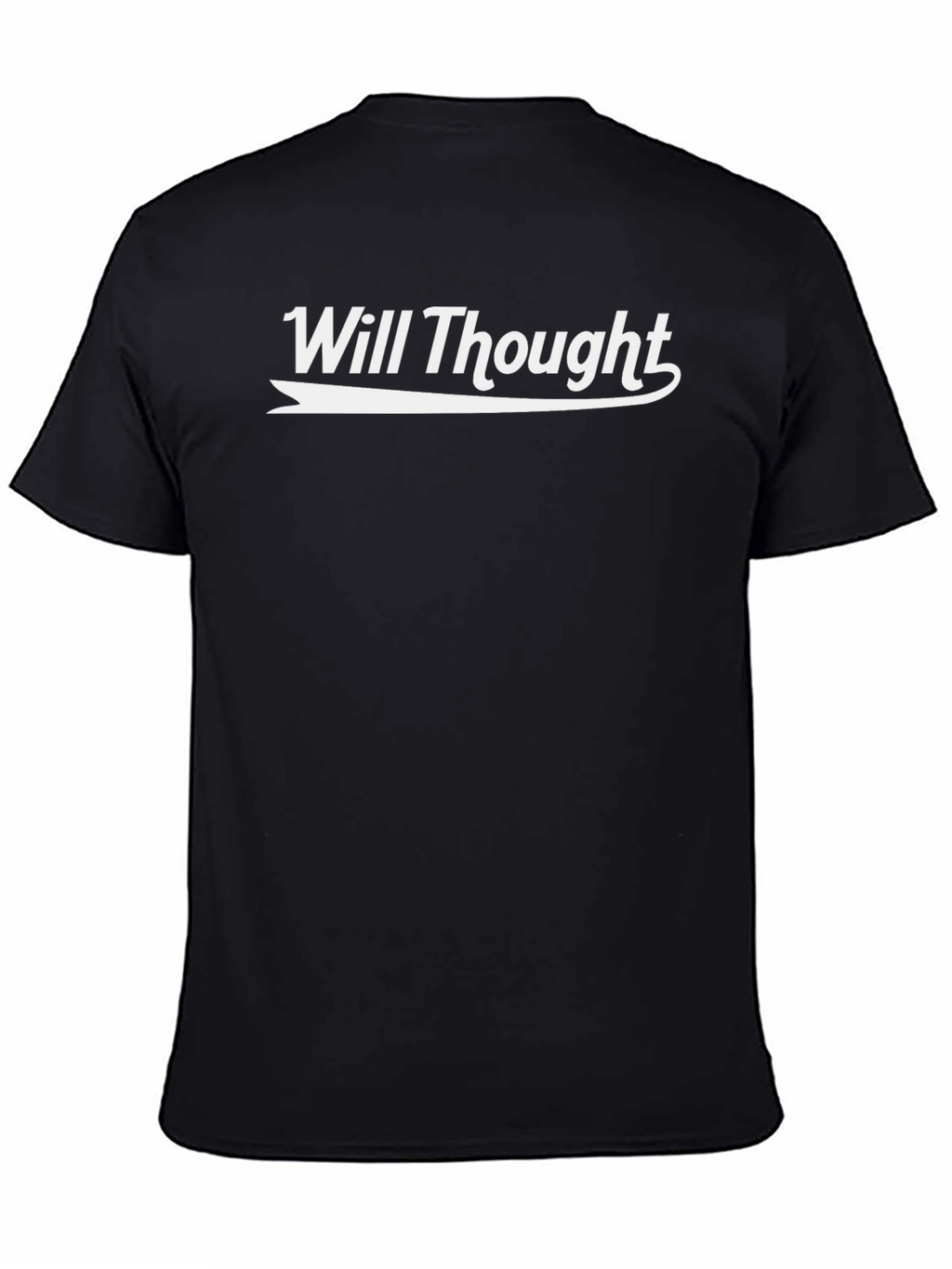 Will Thought Graphic T-Shirt - Classic Black Tee