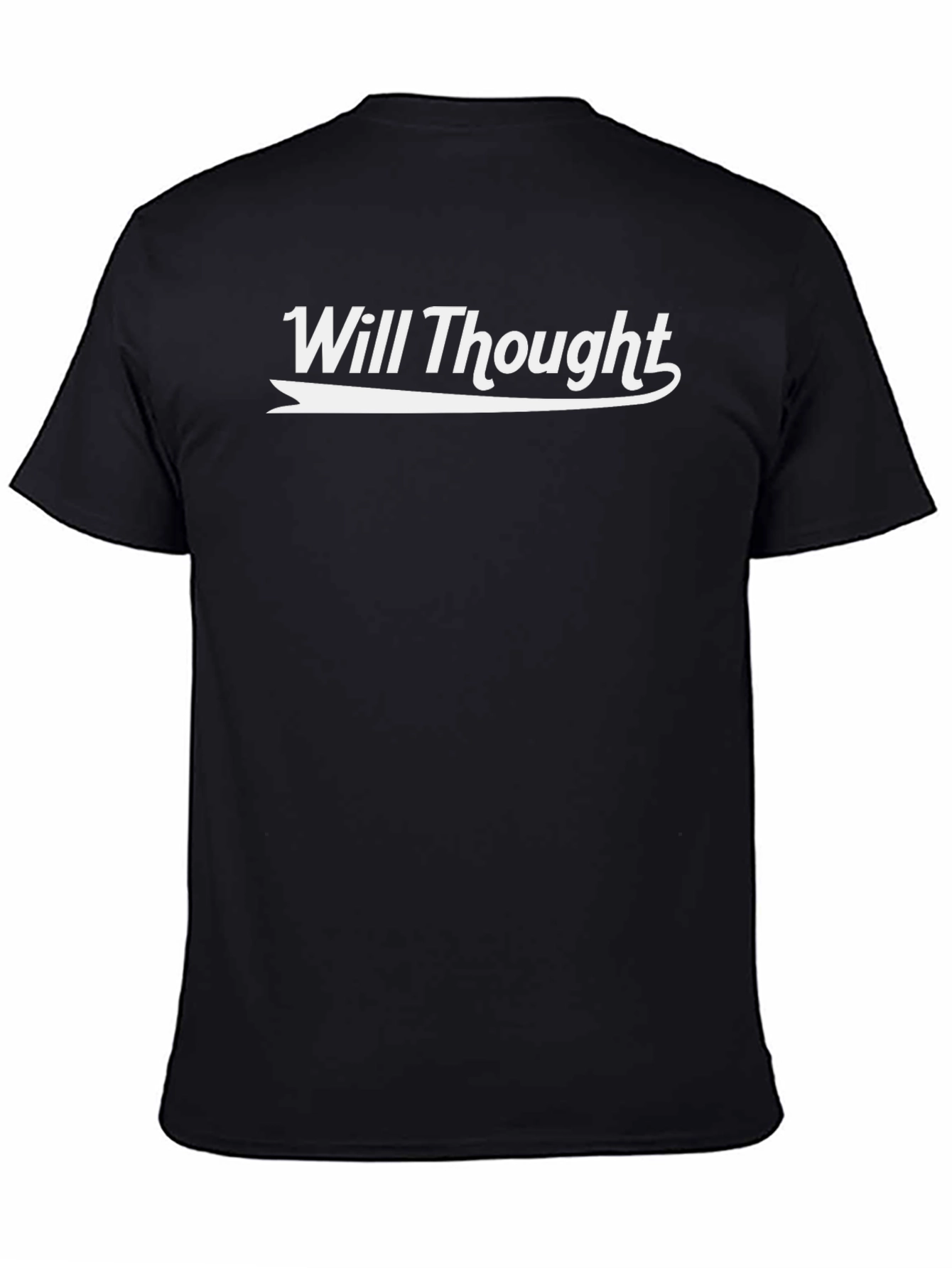 Will Thought Graphic T-Shirt - Classic Black Tee