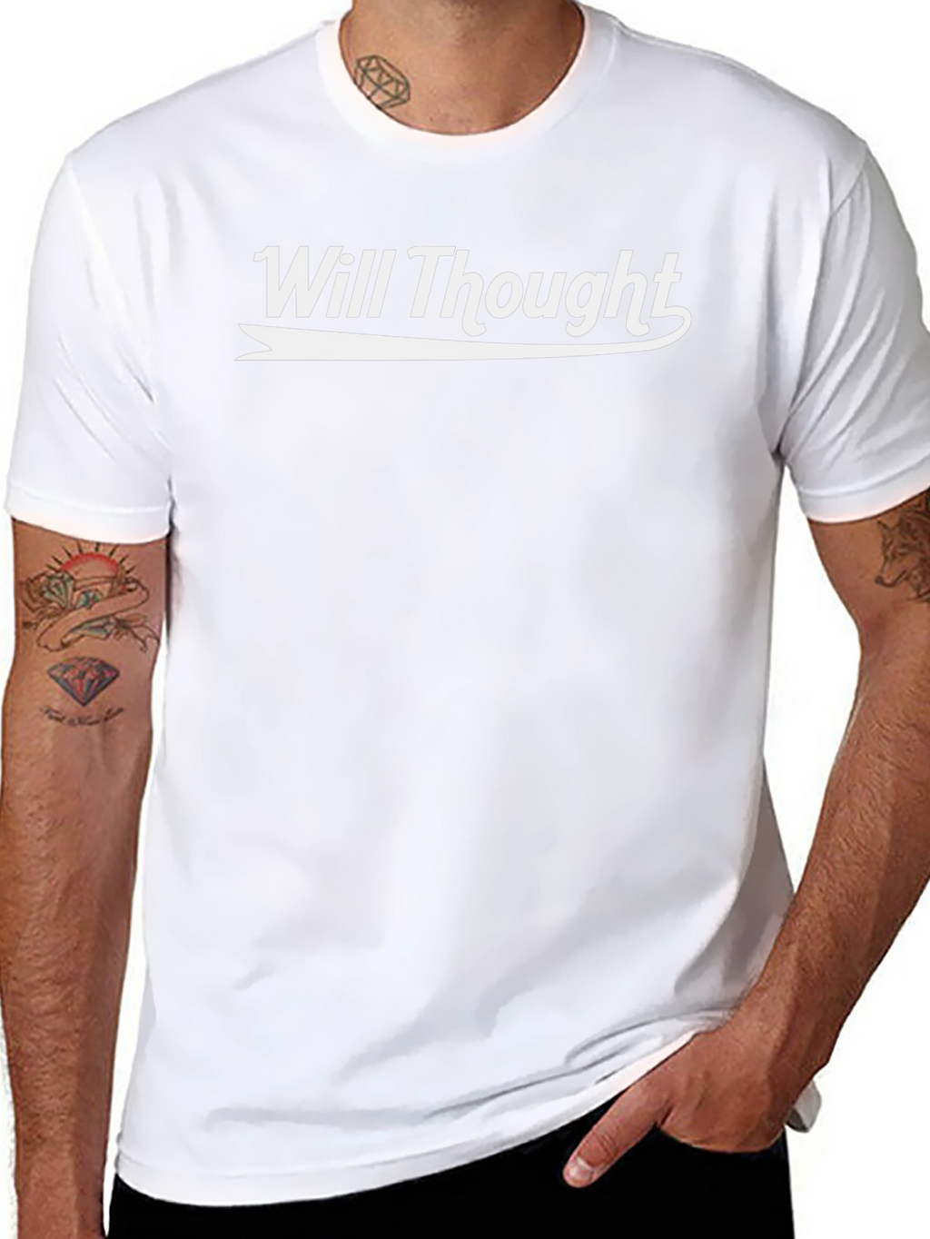 Will Thought Graphic T-Shirt - Classic Black Tee