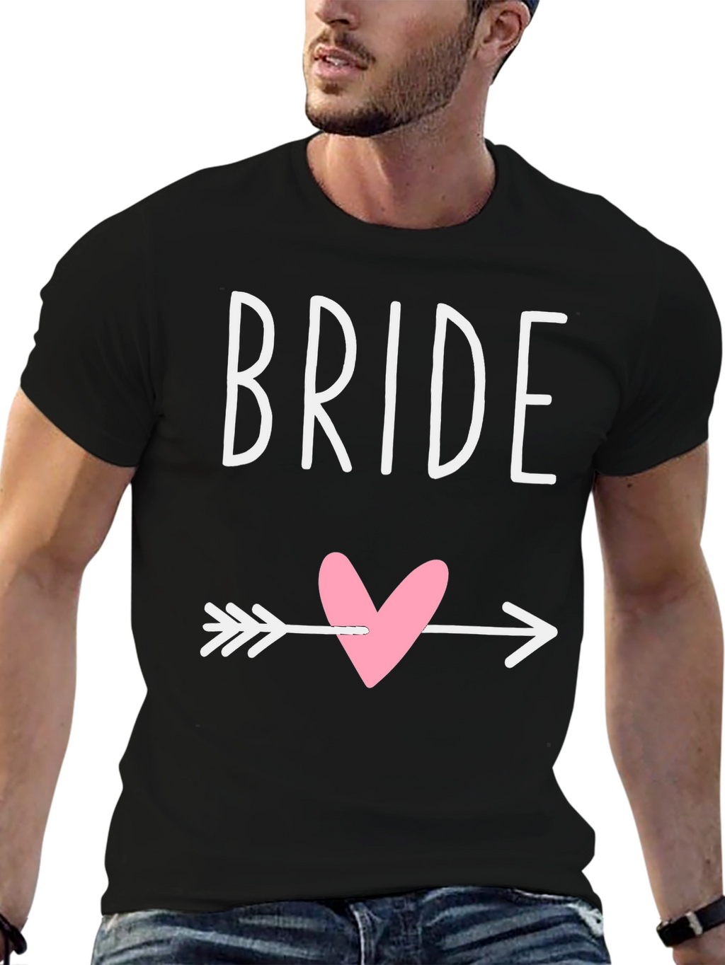 Bride T-Shirt with Heart Arrow