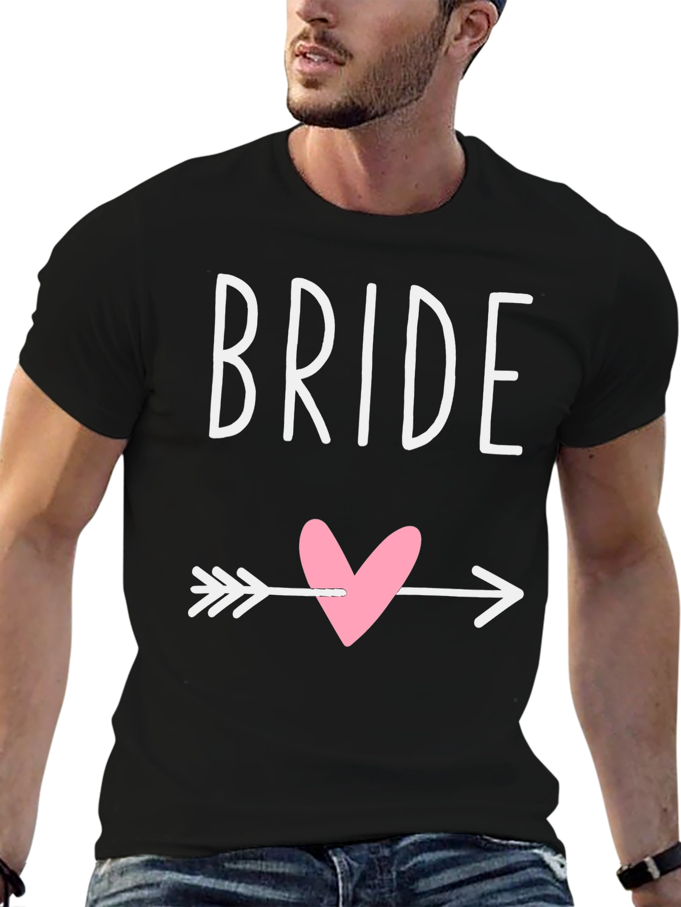 Bride T-Shirt with Heart Arrow