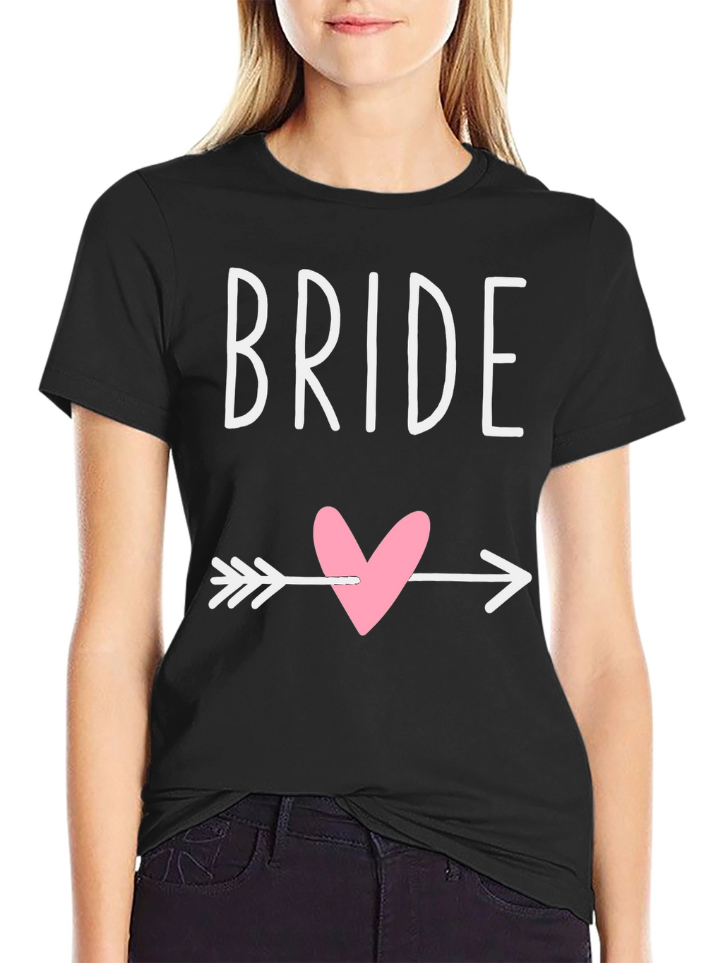 Bride T-Shirt with Heart Arrow