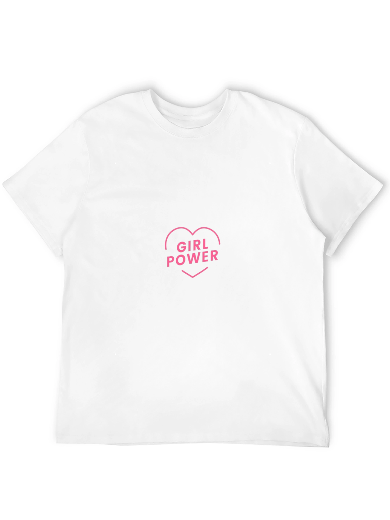 Girl Power Graphic Tee - Black Cotton T-Shirt