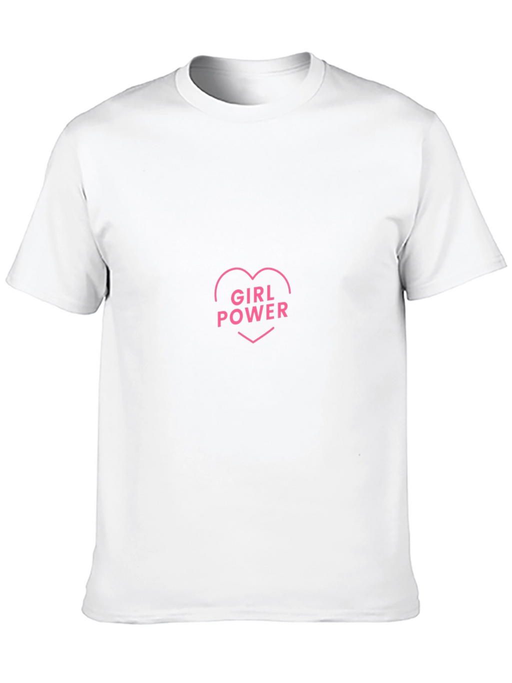 Girl Power Graphic Tee - Black Cotton T-Shirt