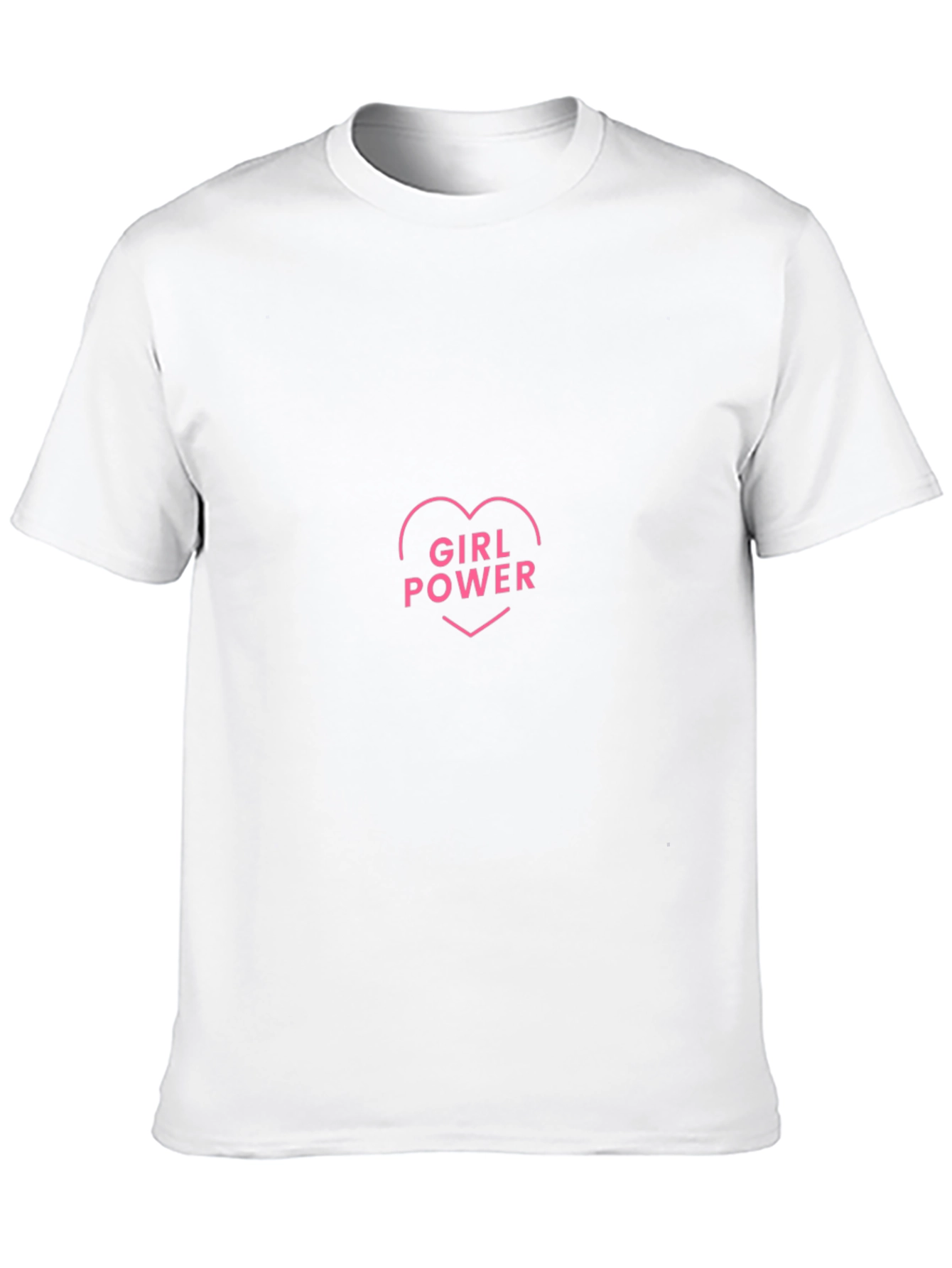 Girl Power Graphic Tee - Black Cotton T-Shirt
