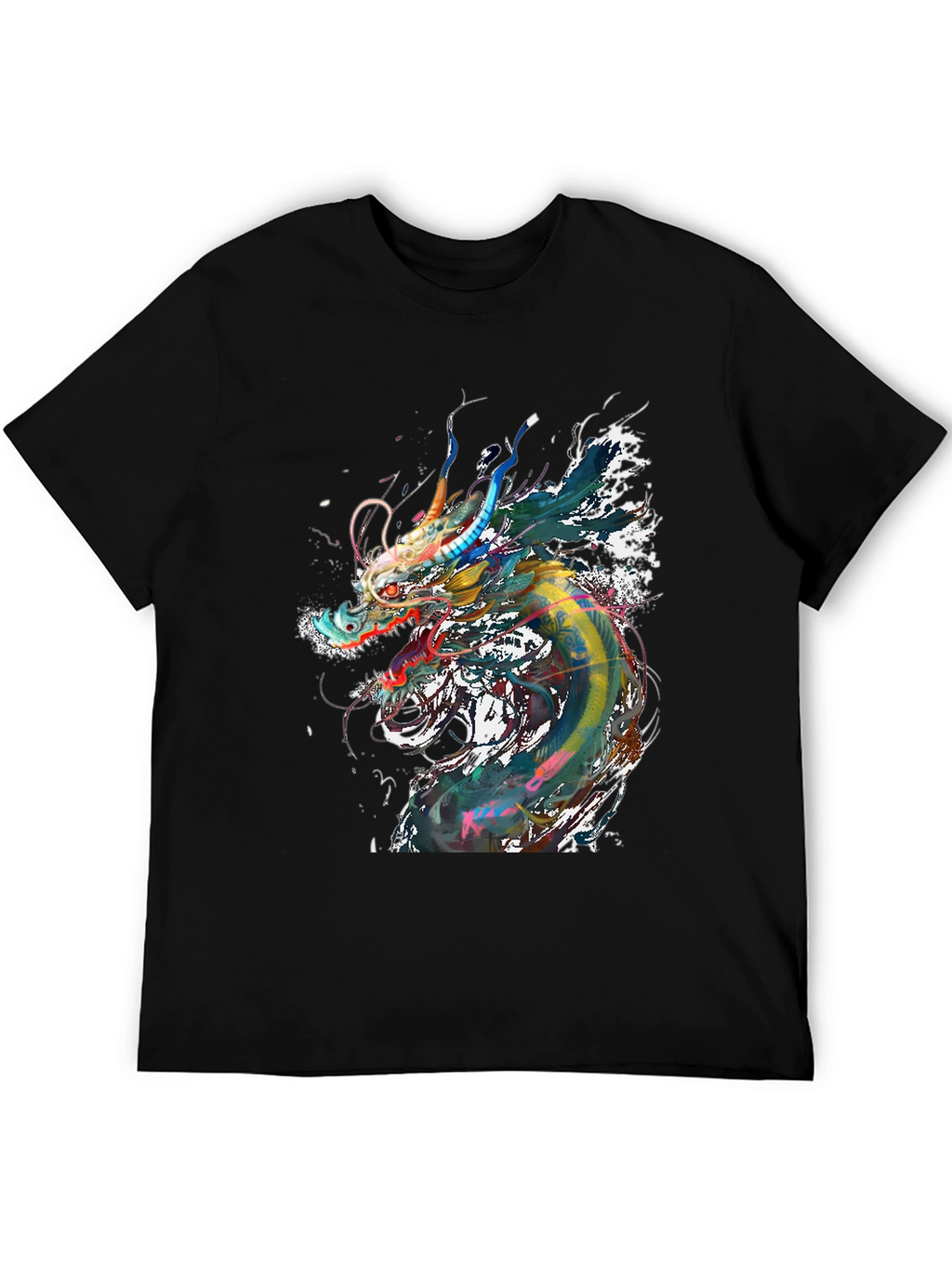 Dragon Graphic Black T-Shirt