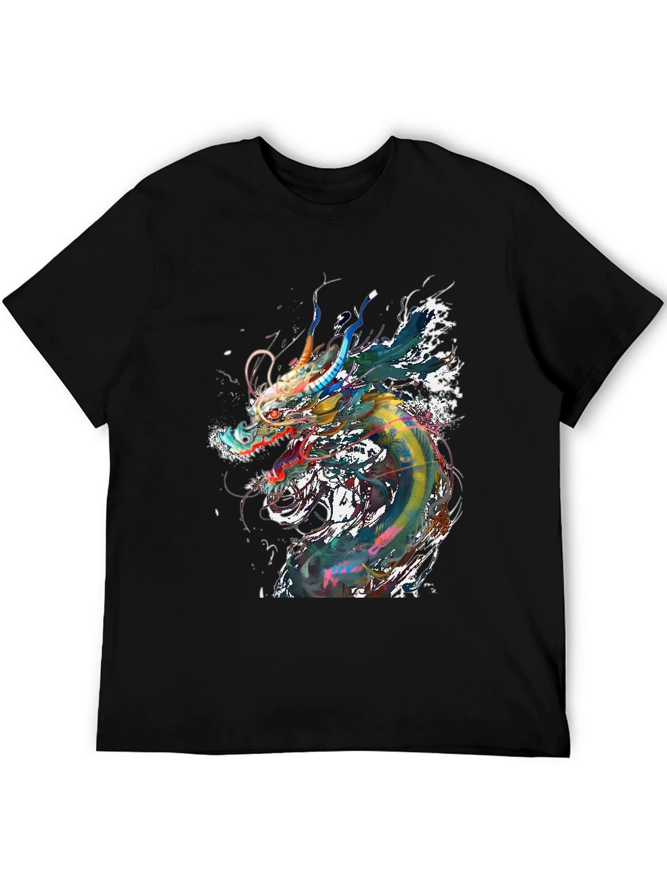Dragon Graphic Black T-Shirt