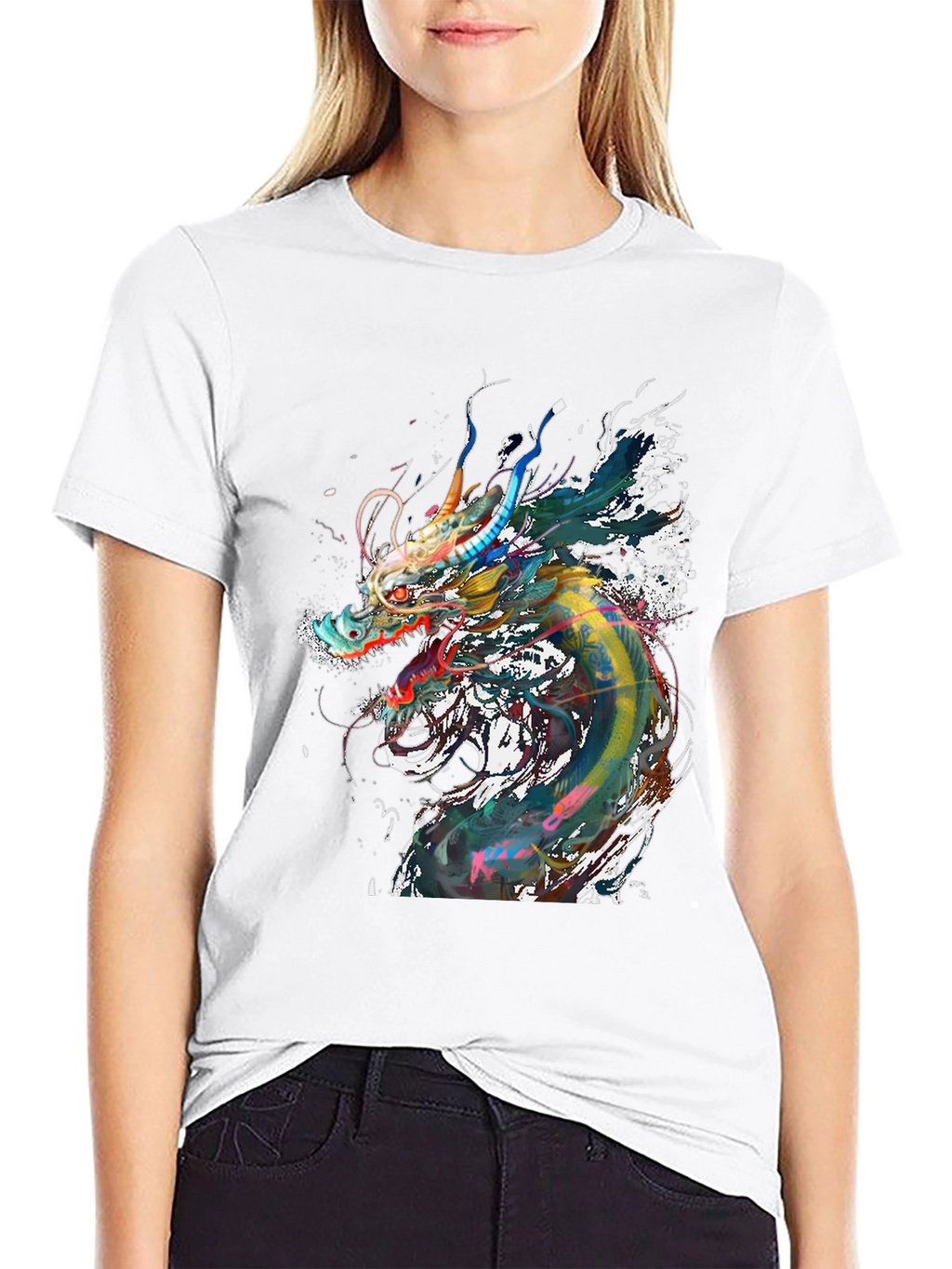 Dragon Graphic Black T-Shirt
