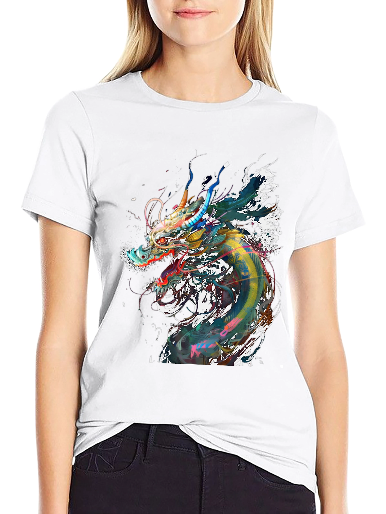 Dragon Graphic Black T-Shirt