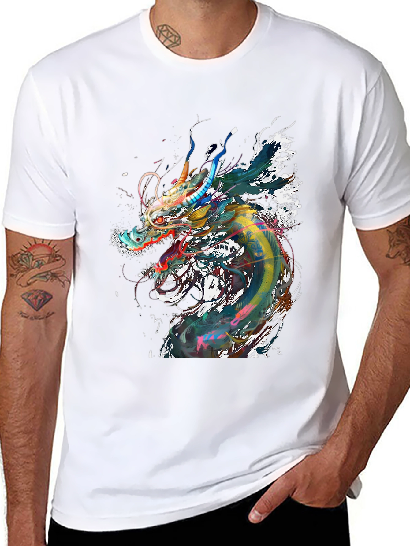 Dragon Graphic Black T-Shirt