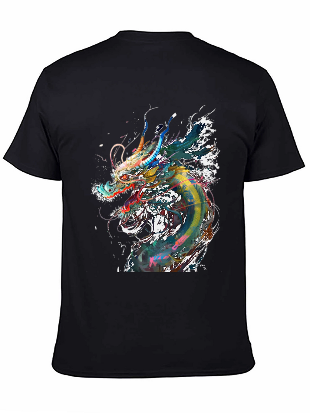 Dragon Graphic Black T-Shirt