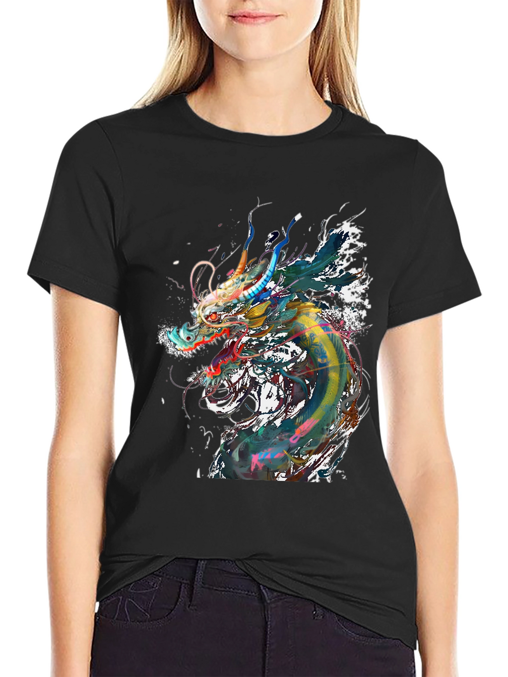 Dragon Graphic Black T-Shirt