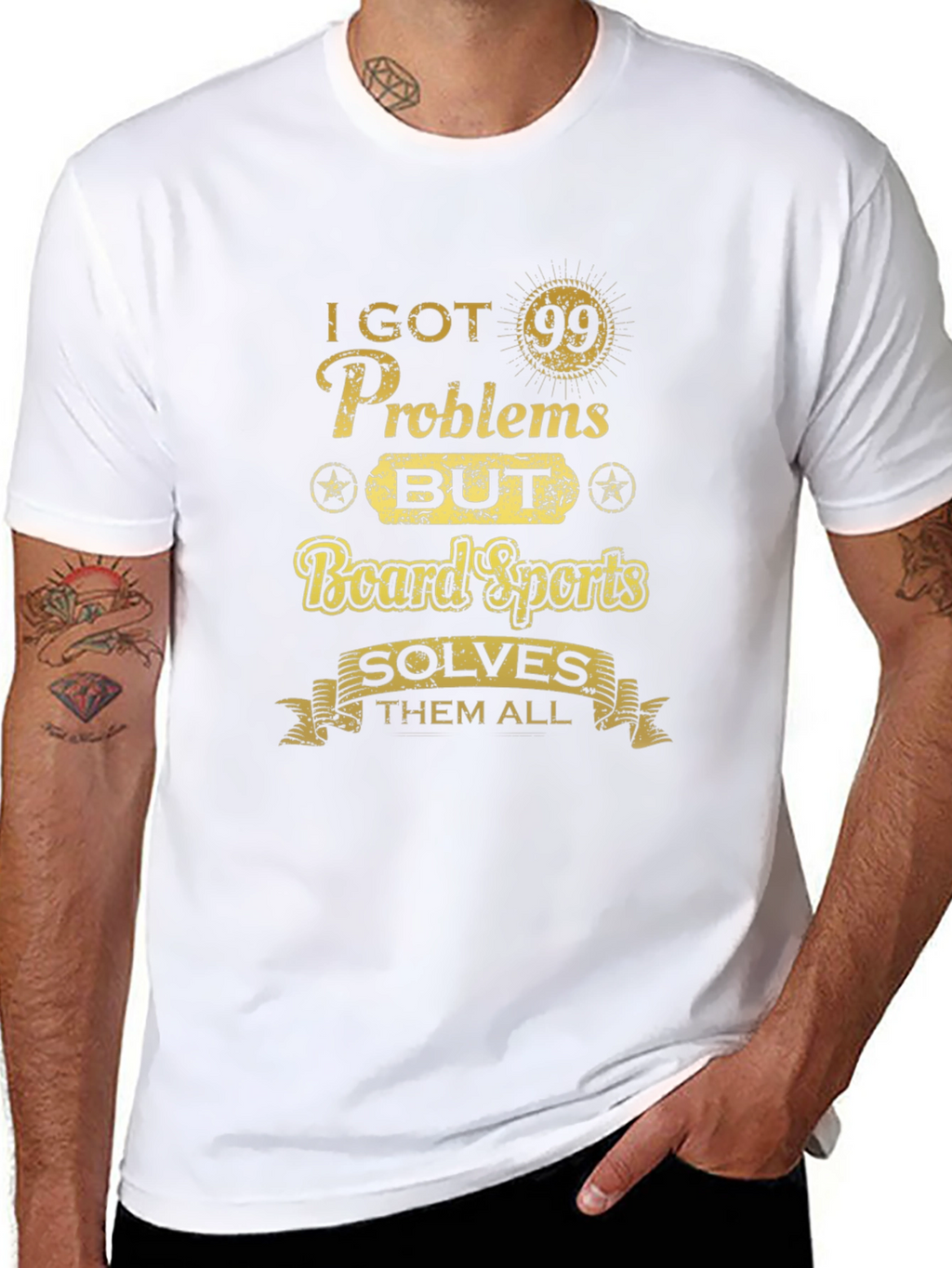 Board Sports Solve Problems T-Shirt