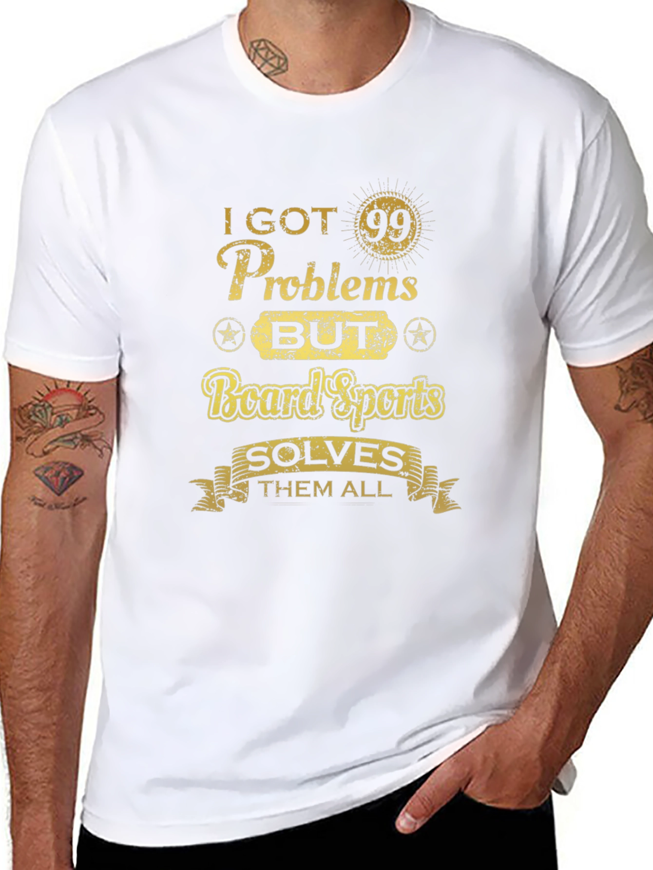 Board Sports Solve Problems T-Shirt