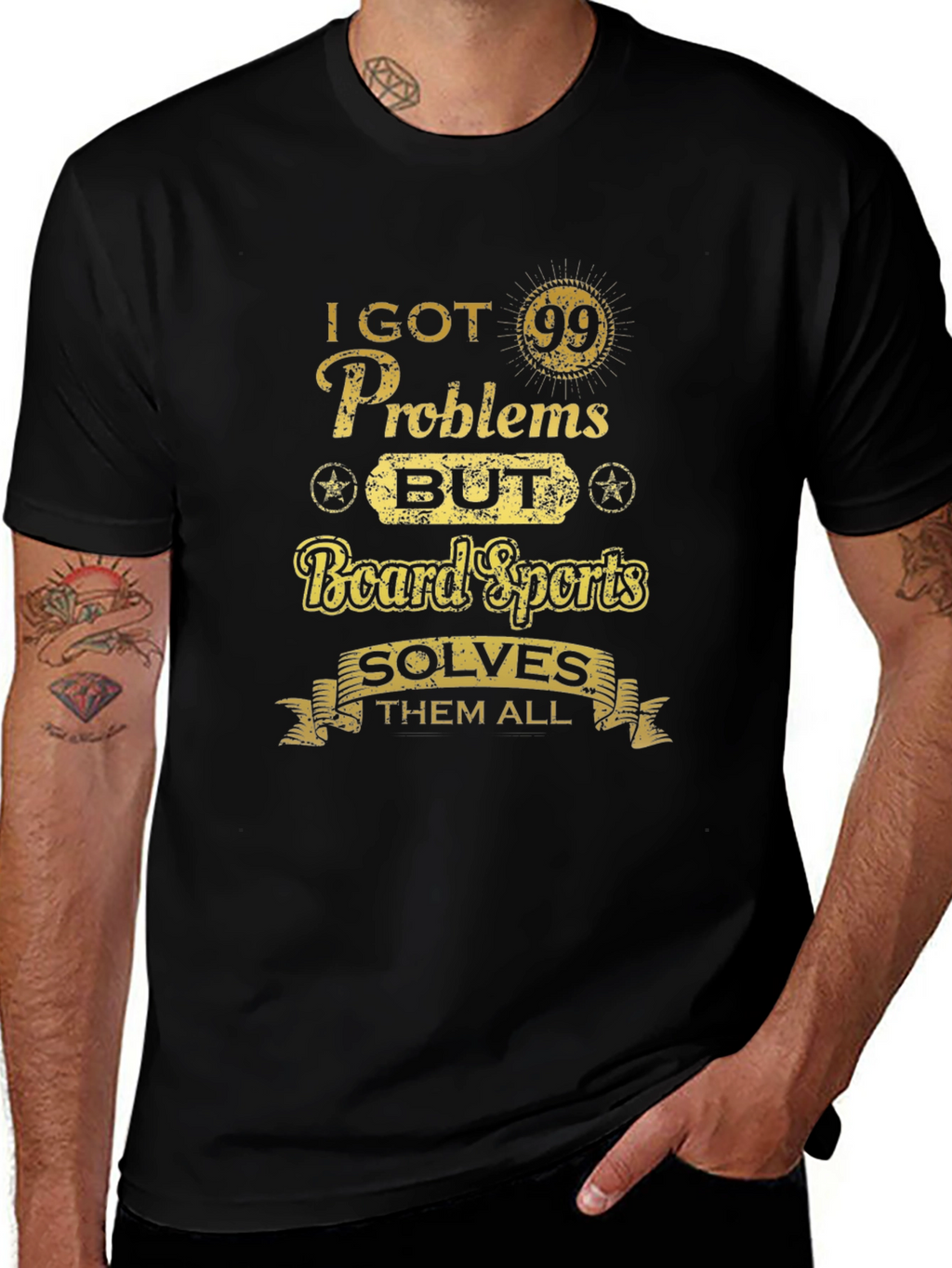 Board Sports Solve Problems T-Shirt