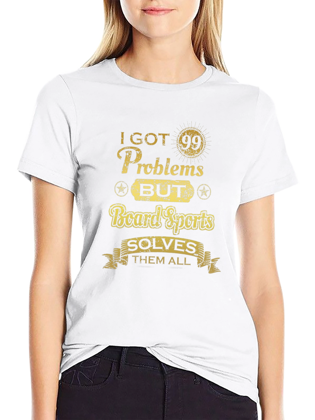 Board Sports Solve Problems T-Shirt