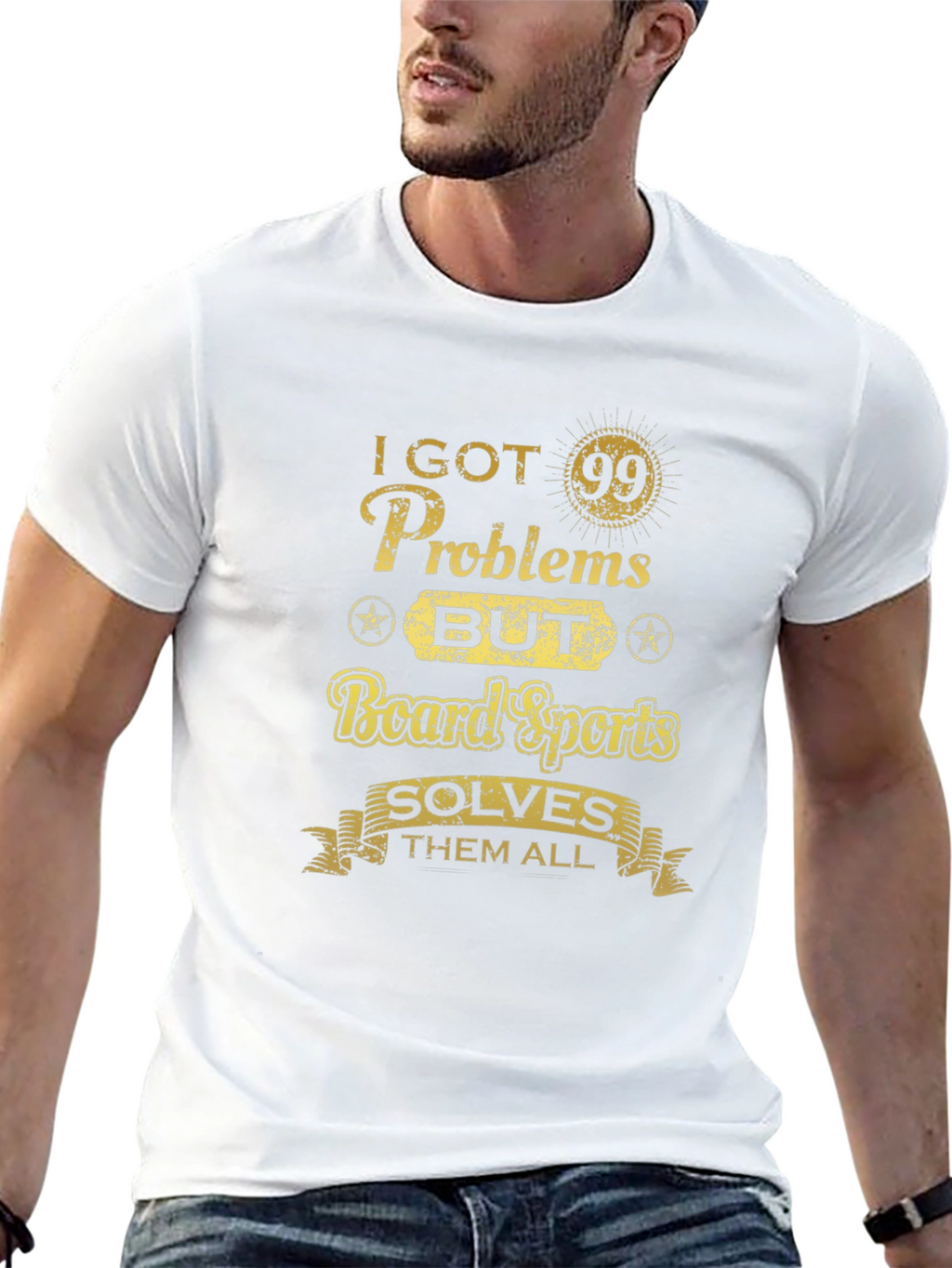 Board Sports Solve Problems T-Shirt