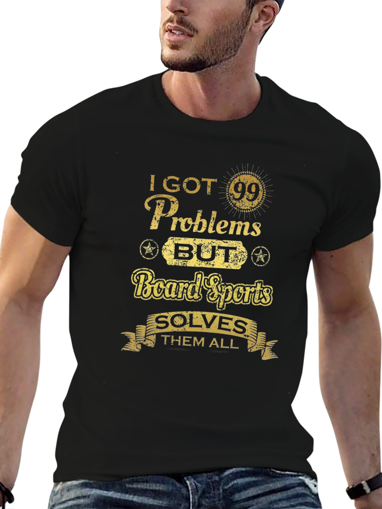 Board Sports Solve Problems T-Shirt