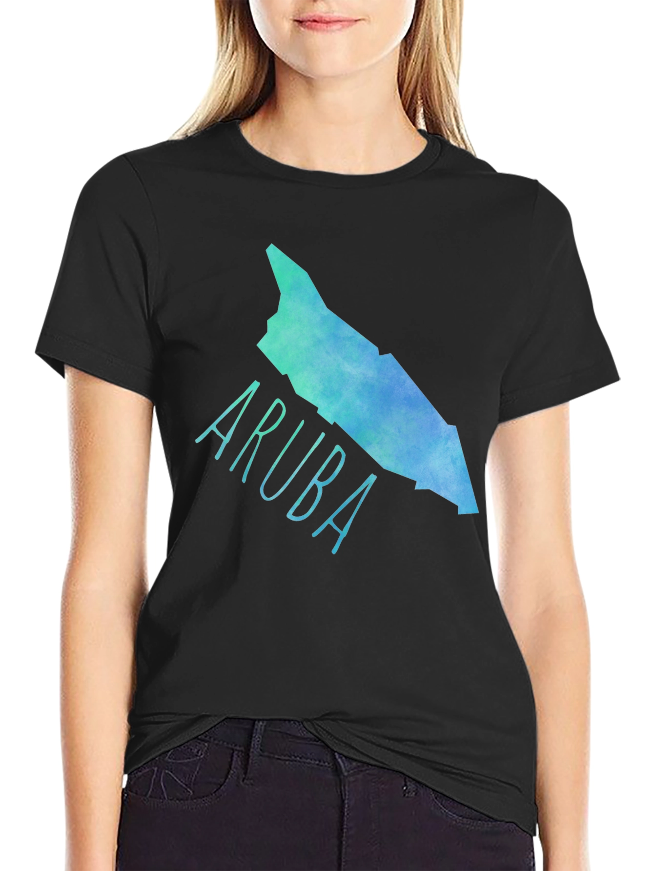 Aruba Map Graphic Tee - Island Vibes