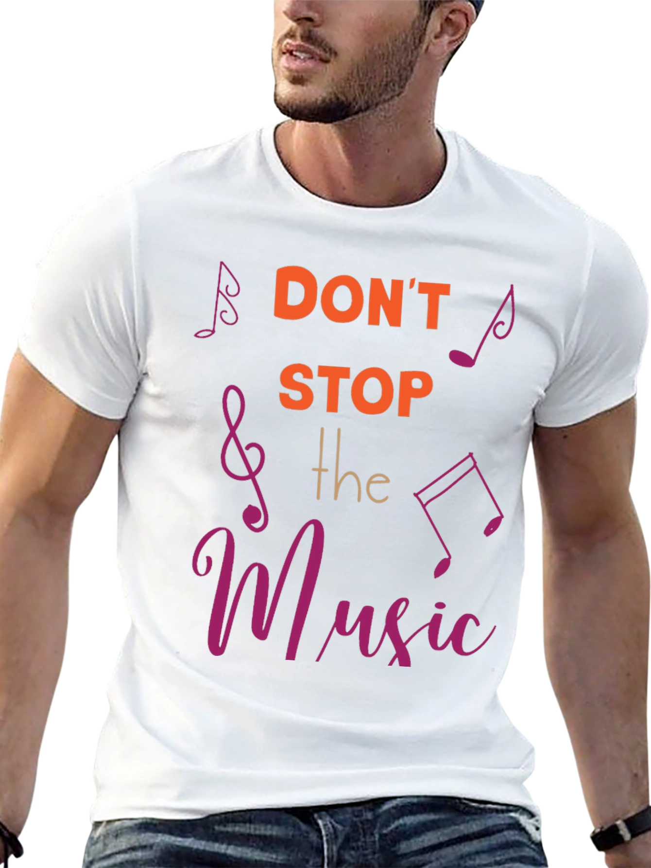 Dont Stop The Music Graphic T-Shirt