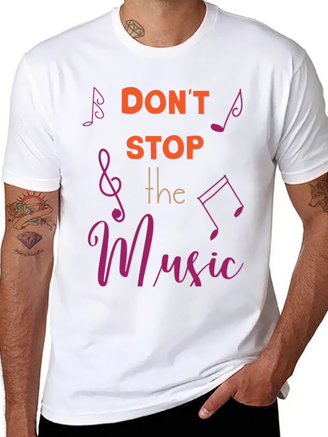 Dont Stop The Music Graphic T-Shirt