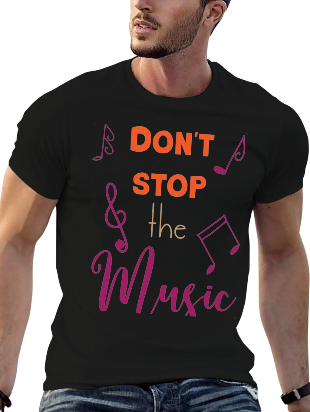 Dont Stop The Music Graphic T-Shirt