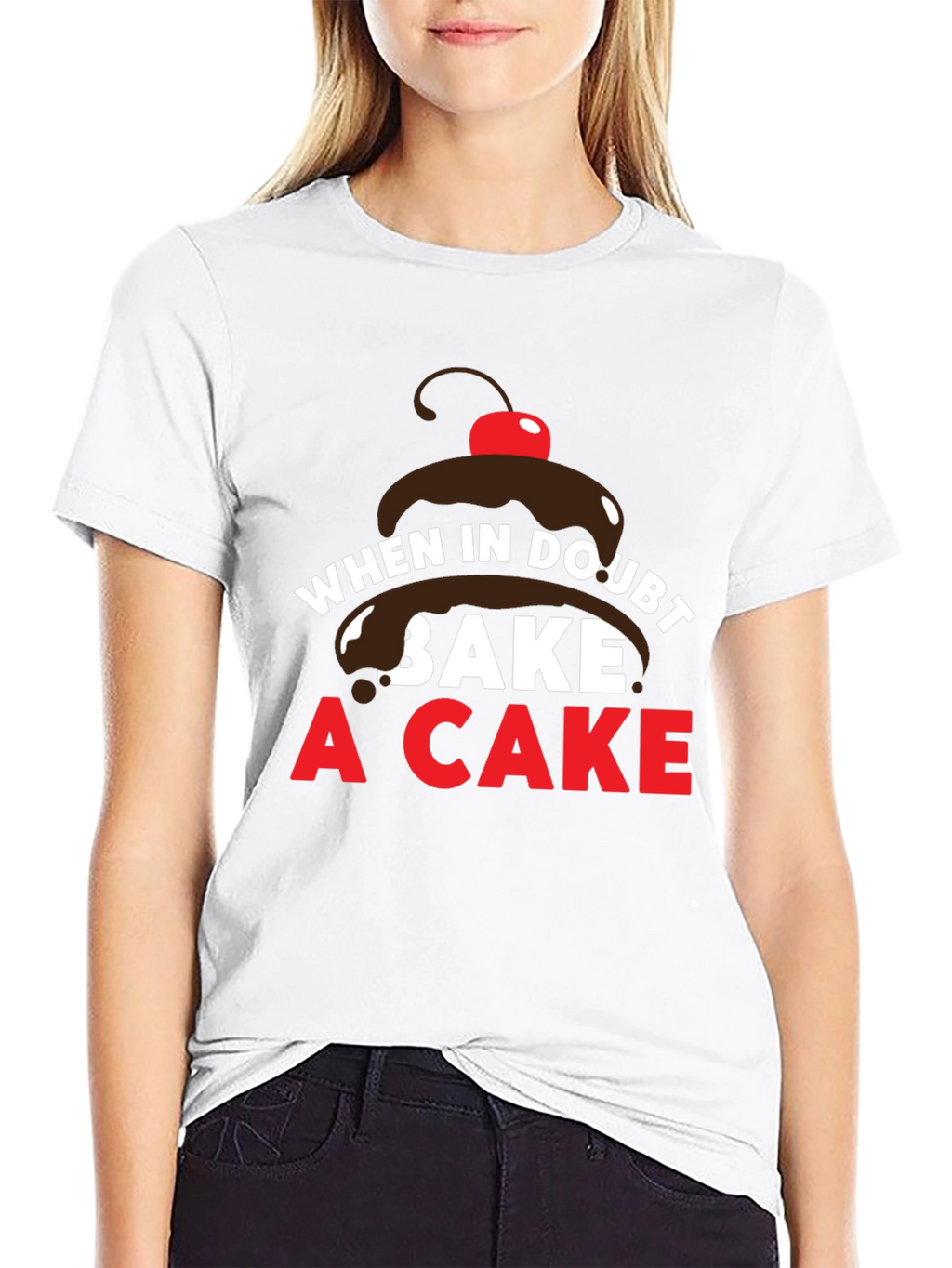 When in Doubt Bake a Cake T-Shirt