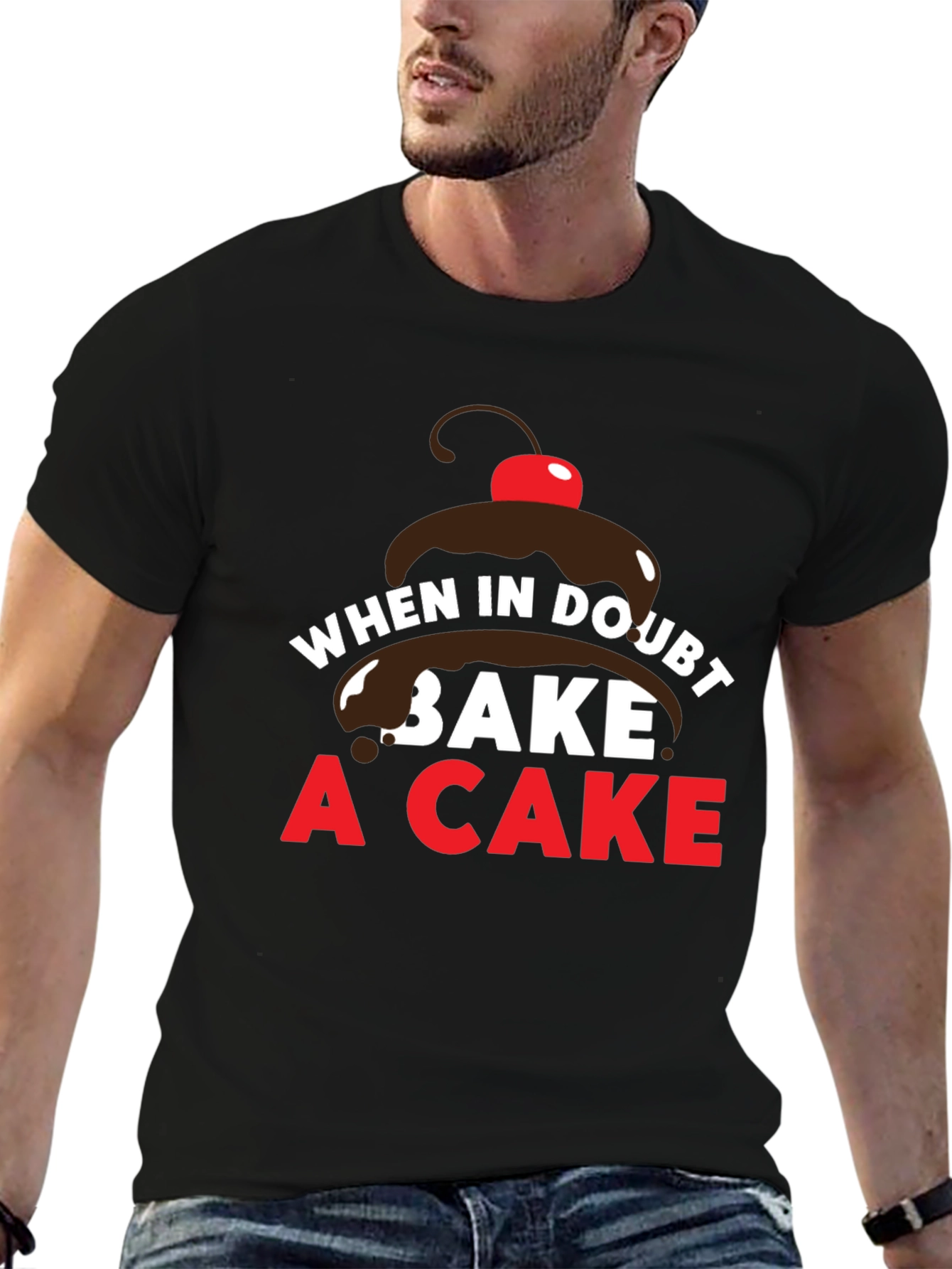 When in Doubt Bake a Cake T-Shirt